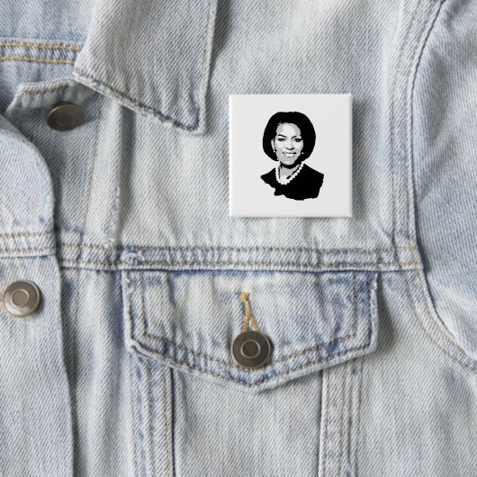 Michelle Obama Button (Beispiel)