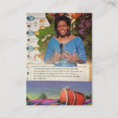 Michelle Obama Climate Change Biodiversity Quote Visitenkarte (Vorderseite)