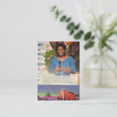 Michelle Obama Climate Change Biodiversity Quote Visitenkarte (Stehend Vorderseite)