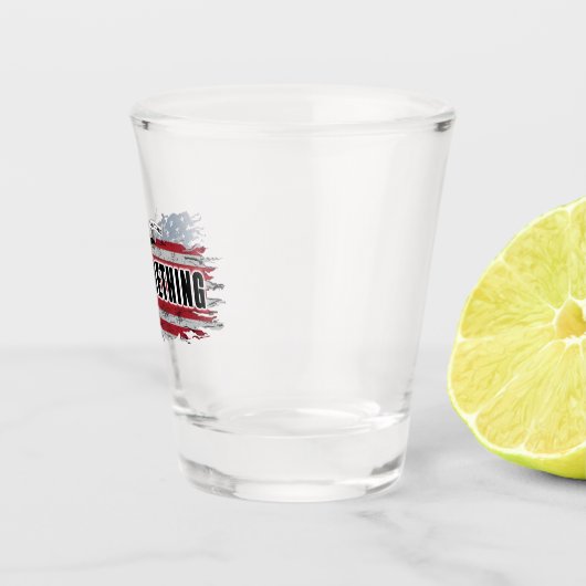 MICHELLE OBAMA "DO some" Shotglas Schnapsglas (Rechts)