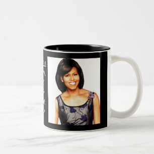 MICHELLE OBAMA, ERSTE DAMEN-Tasse Zweifarbige Tasse