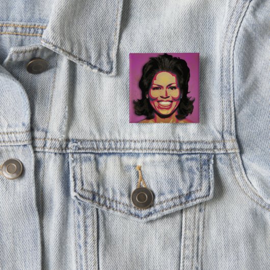 Michelle Obama - First Lady Button (Beispiel)