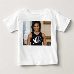 Michelle Obama First Lady of Peace Baby T-shirt