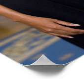 Michelle Obama First Lady of Peace Poster (Ecke)