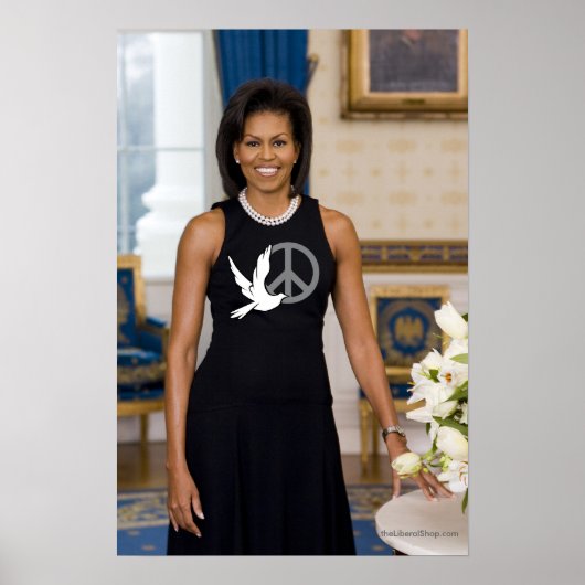 Michelle Obama First Lady of Peace Poster (Vorne)