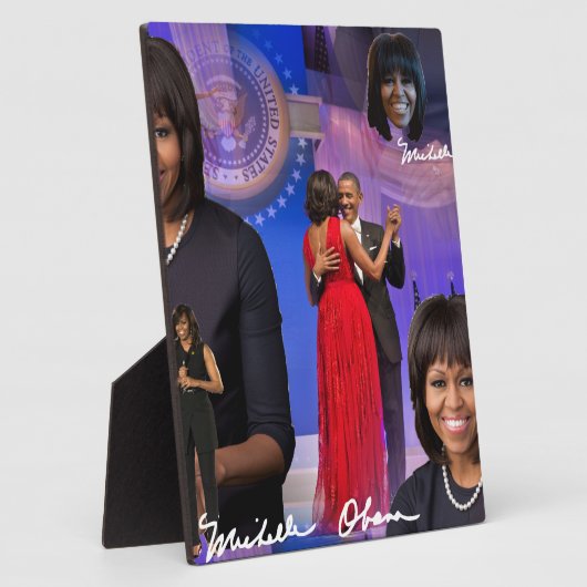 Michelle Obama Fotoplatte (Seite)