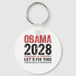 Michelle Obama für Präsident Obama 2028 Schlüsselanhänger