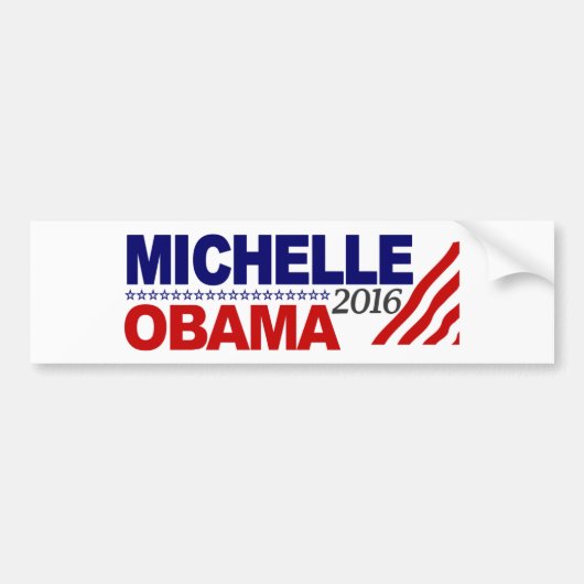 Michelle Obama für Präsidenten 2016 Autoaufkleber (Vorne)