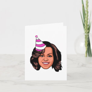 MICHELLE OBAMA GEBURTSTAG KARTE