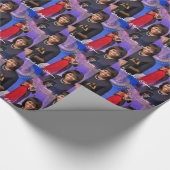 Michelle Obama Geschenkpapier (Ecke)