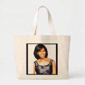 MICHELLE OBAMA Handtasche Jumbo Stoffbeutel (Vorne)