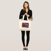 Michelle Obama Jumbo Stoffbeutel (Vorderseite (Model))