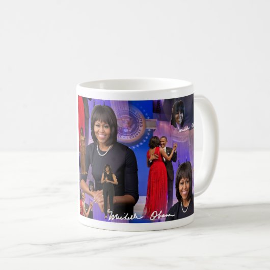 Michelle Obama Kaffeetasse (VorderseiteRechts)