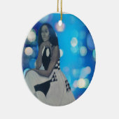 Michelle Obama Keramik Ornament (Rechts)