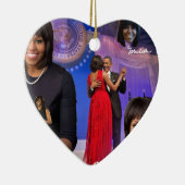 Michelle Obama Keramikornament (Rechts)