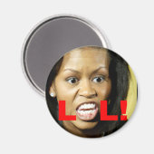 Michelle Obama LOL Magnet (Vorderseite/Rückseite)