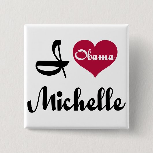 Michelle Obama lts Button (Vorderseite)