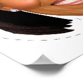 Michelle Obama Mask Poster (Ecke)