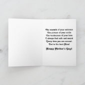 Michelle Obama Mother's Day 3 Karte (Innenseite)