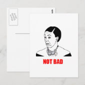 Michelle Obama Not Bad Meme Postkarte (Vorne/Hinten)