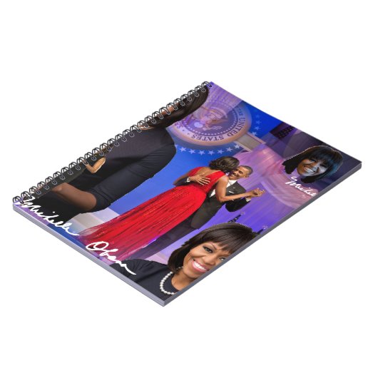 Michelle Obama Notizblock (Linke Seite)