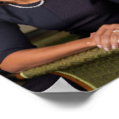 Michelle Obama Offiziell Portrait Poster (Ecke)