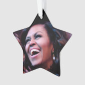 MICHELLE OBAMA ORNAMENT (Vorderseite)