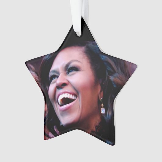 MICHELLE OBAMA ORNAMENT (Vorderseite)