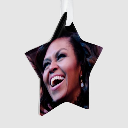 MICHELLE OBAMA ORNAMENT (Vorderseite)