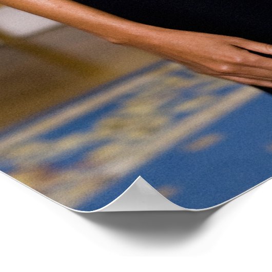 Michelle Obama Poster (Ecke)