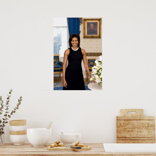 Michelle Obama Poster (Küche)