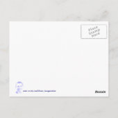 MICHELLE OBAMA SAMMLERN POSTKARTE (Rückseite)