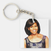 MICHELLE OBAMA SCHLÜSSELANHÄNGER (Vorderseite)