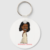 Michelle Obama Schlüsselanhänger (Vorderseite)