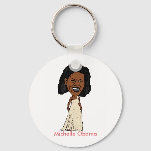 Michelle Obama Schlüsselanhänger (Vorderseite)