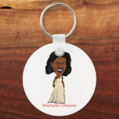 Michelle Obama Schlüsselanhänger (Vorderseite)