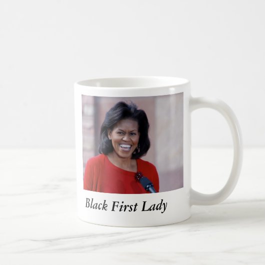 Michelle Obama, schwarzer First Lady Kaffeetasse (Rechts)