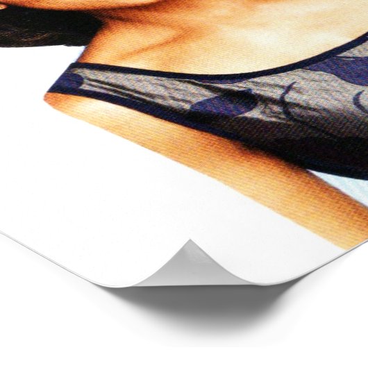 MICHELLE OBAMA SMILING Poster (Ecke)