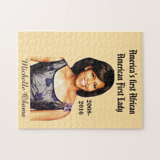 MICHELLE OBAMA SMILING PUZZLE (Horizontal)