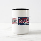 MICHELLE OBAMA "TUN SIE ETWAS" "JA, SIE KÖNNEN" TA ZWEIFARBIGE TASSE (Mittel)