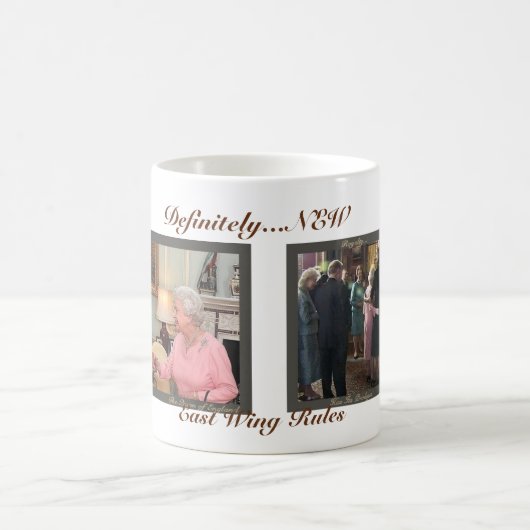 Michelle Obama u. die Königin-Tasse Kaffeetasse (Mittel)