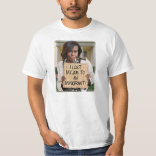 Michelle Obama - verlorener Job zu einem T-Shirt