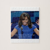 Michelle Obama "We Go High" Collectible Puzzle (Vertikal)