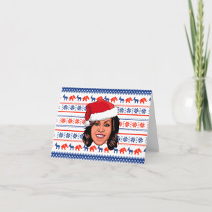MICHELLE OBAMA Weihnachten Dankeskarte