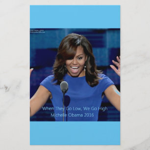 Michelle Obama "Wir machen es besser" Sammlerstück Briefpapier