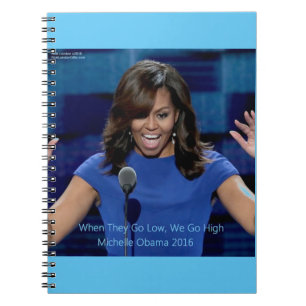 Michelle Obama "Wir machen es besser" Sammlerstück Notizblock