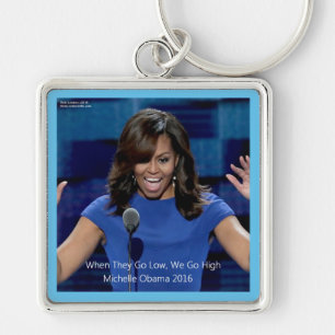Michelle Obama "Wir machen es besser" Sammlerstück Schlüsselanhänger