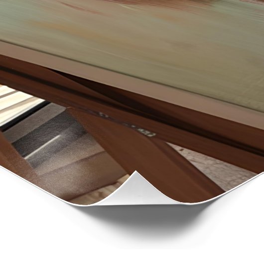 Michelle Pfeiffer Portrait in Progress - Pastel Poster (Ecke)