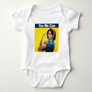 Michelle the Riveter - Ja, wir können.pnng Baby Strampler
