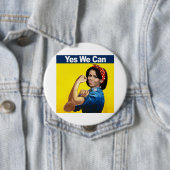Michelle the Riveter - Ja, wir können.pnng Button (Beispiel)